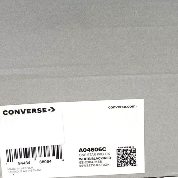 Converse CONS One Star Pro Shoes Low Skate Sneakers Men's Canvas White A04606C - Picture 10 of 10